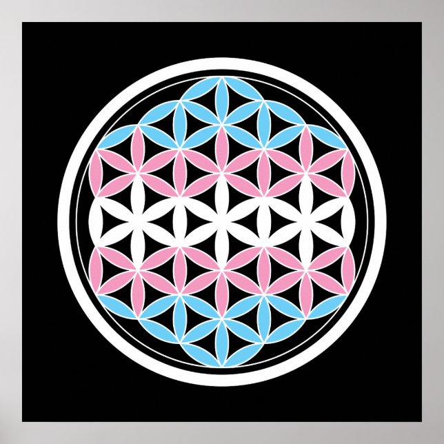Póster geometria tranSacred (Frente)