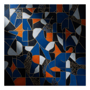 Póster Geometria Vibrante