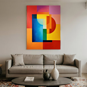 Poster Geometria Vibrante