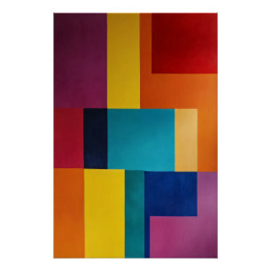 Póster Geometria Vibrante