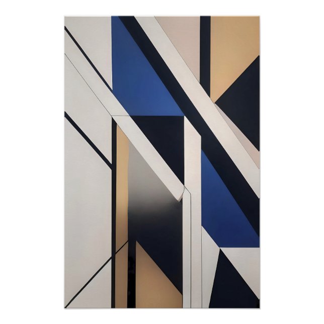 Póster Geometrias do Silêncio (Frente)