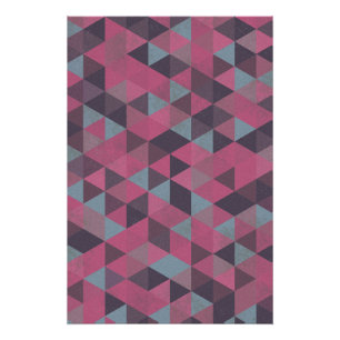 Póster Geometric Pink