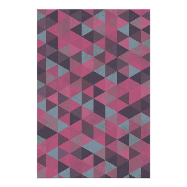 Póster Geometric Pink (Frente)