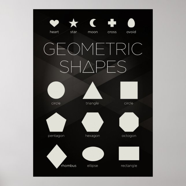 Poster Geometric Shapes (Frente)
