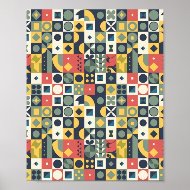 Poster Geométrica (Frente)