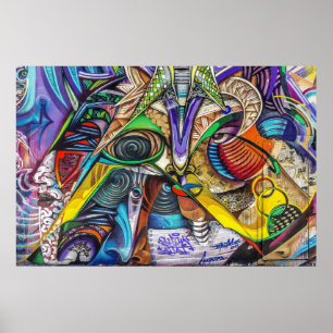 Poster Geométrica,abstrato,pastel moderno (36,00"; 24,0")