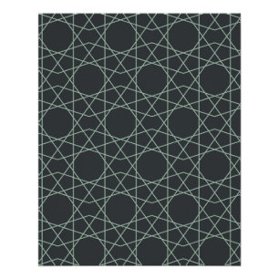 Póster Geométrica de Celadon Xisto