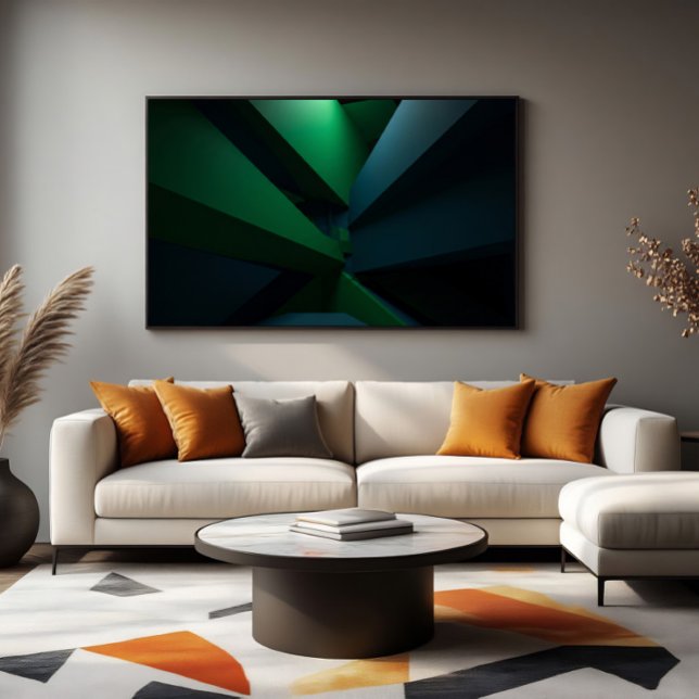 Poster Geométrico Abstrato Futurista (Criador carregado)