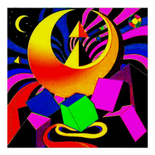 Póster Geometrika Psychedelika 1