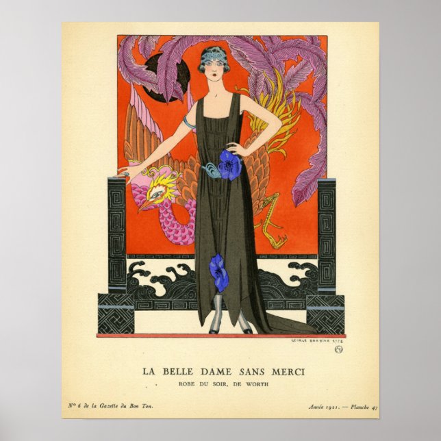 Poster George Barbier, La Belle Dame Sans Merci (Frente)
