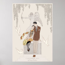 George Barbier Outono 1925 Amantes CC1225