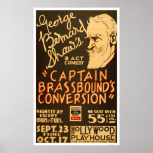 Póster George Bernard Shaw 1938 WPA
