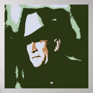 Póster George Bush e Cowboy