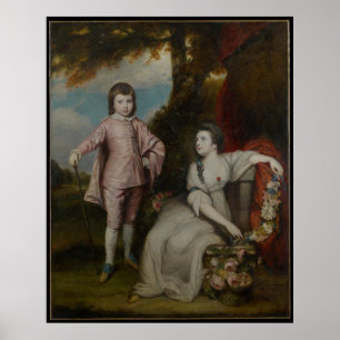 Poster George Capel, Visconde Malden e Lady Elizabeth