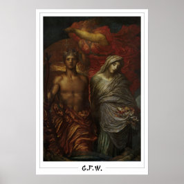 Poster George Frederic Watts Cartaz de Arte Zedign #189