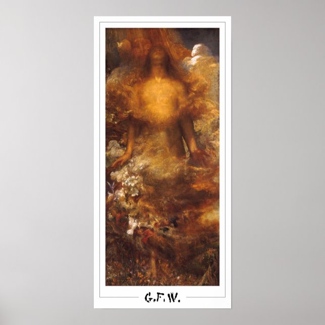 Poster George Frederic Watts Cartaz de Arte Zedign #234 (Frente)