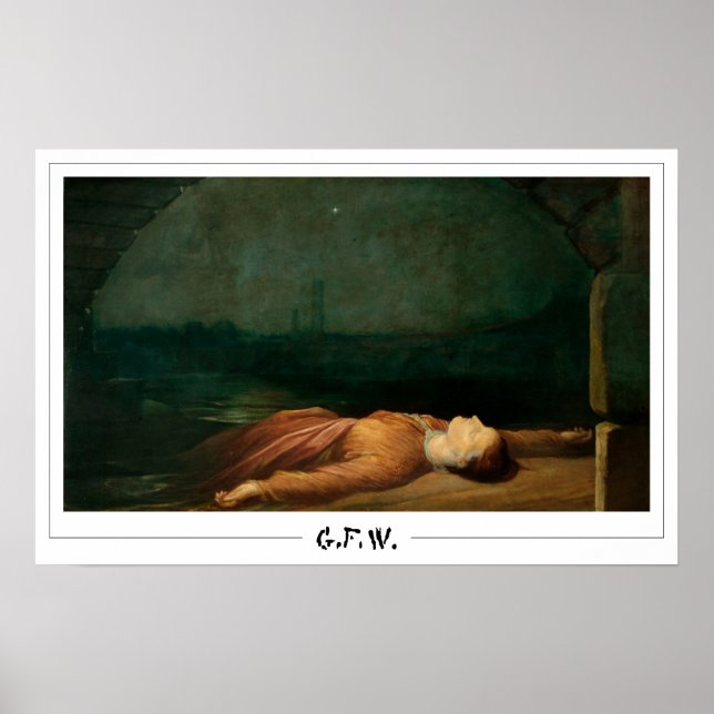 Poster George Frederic Watts Cartaz de Arte Zedign #55 (Frente)