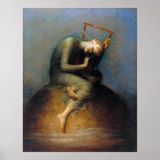 Póster George Frederic Watts: Esperança (Frente)