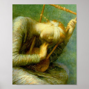 Poster George Frederic Watts Hope (Alta Resolução)