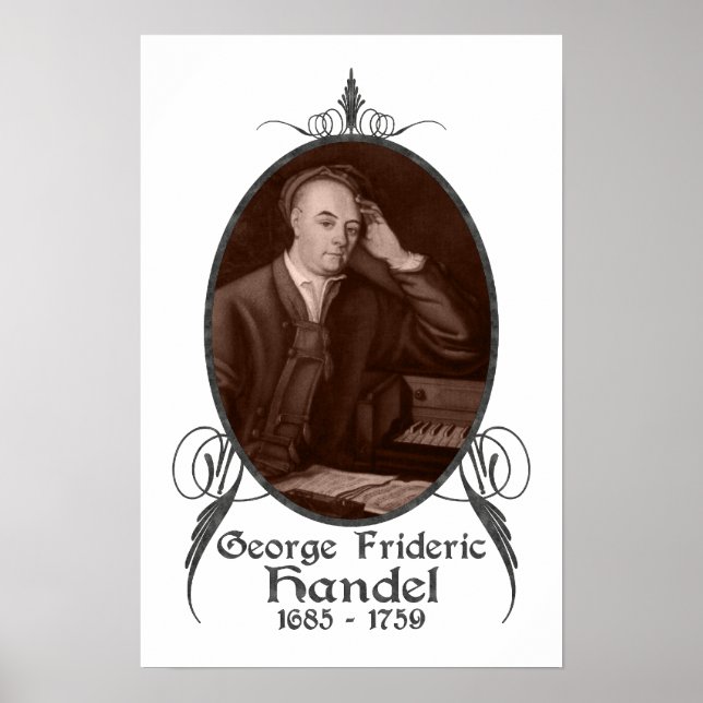 Póster George Frideric Handel (Frente)
