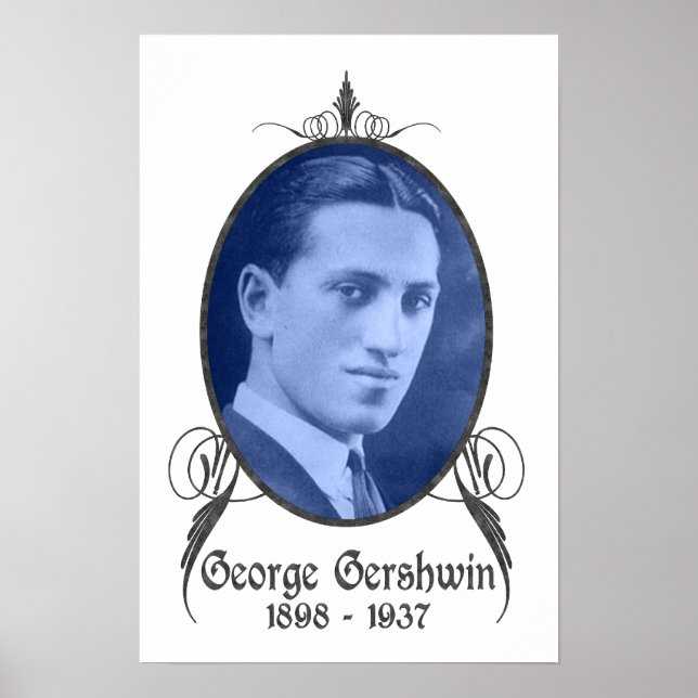 Poster George Gershwin (Frente)