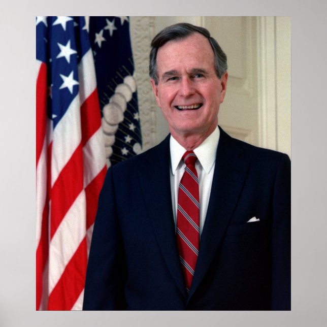 Póster George H.W. Bush (Frente)