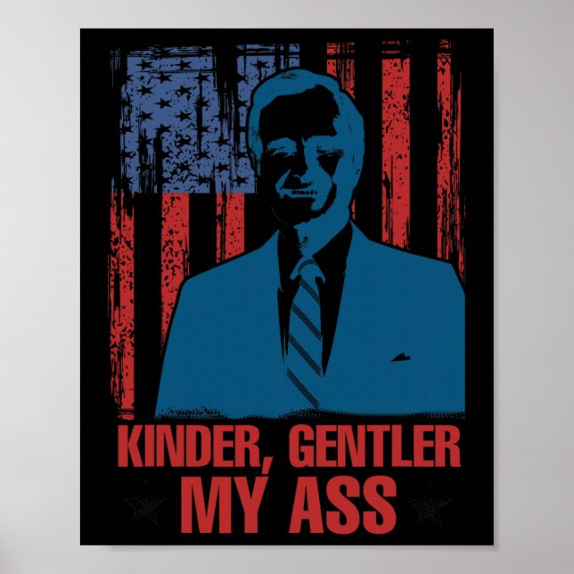 Poster George H. W. Bush Discurso Engraçado Mais Bonito e (Frente)