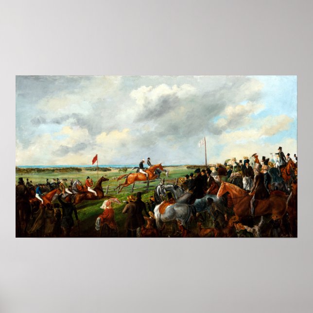 Poster George Hamilton O Primeiro Steeplechase (Frente)