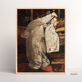 Poster George Hendrik Breitner Girl in a White Kimono Art