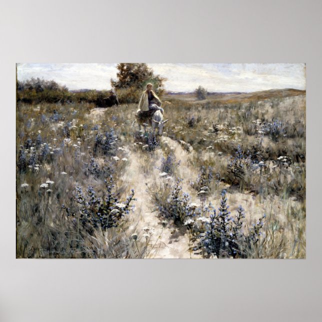 Poster George Hitchcock Voo para o Egito (Frente)