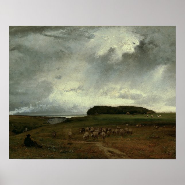 Poster George Inness - A Tempestade (Frente)