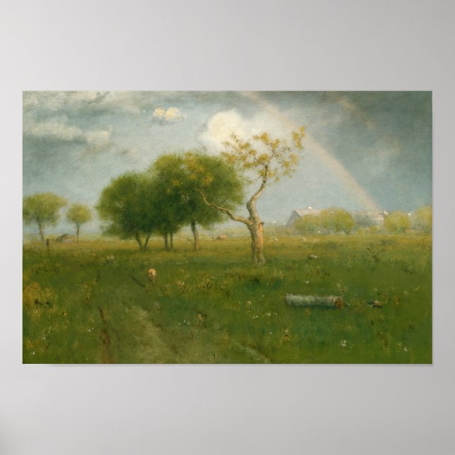Poster George Inness - Após um Chá de Verão (Frente)