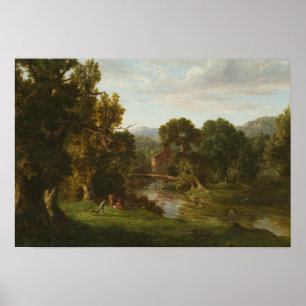 Poster George Inness - The Old Mill