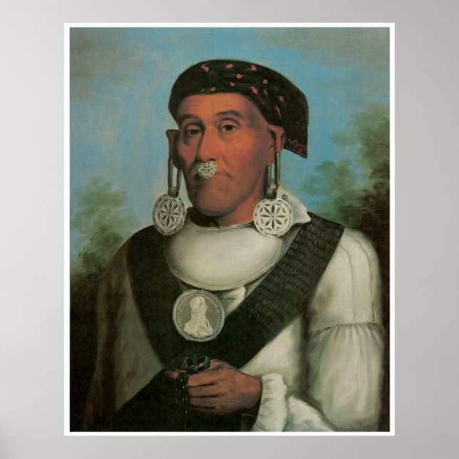 Póster George Lowrey, pintura ocidental americana (Frente)