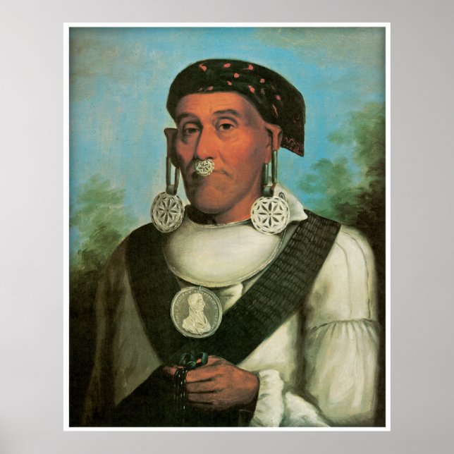 Póster George Lowrey por George Catlin (Frente)