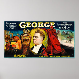 Poster George --Poster americano triunfante da excursão