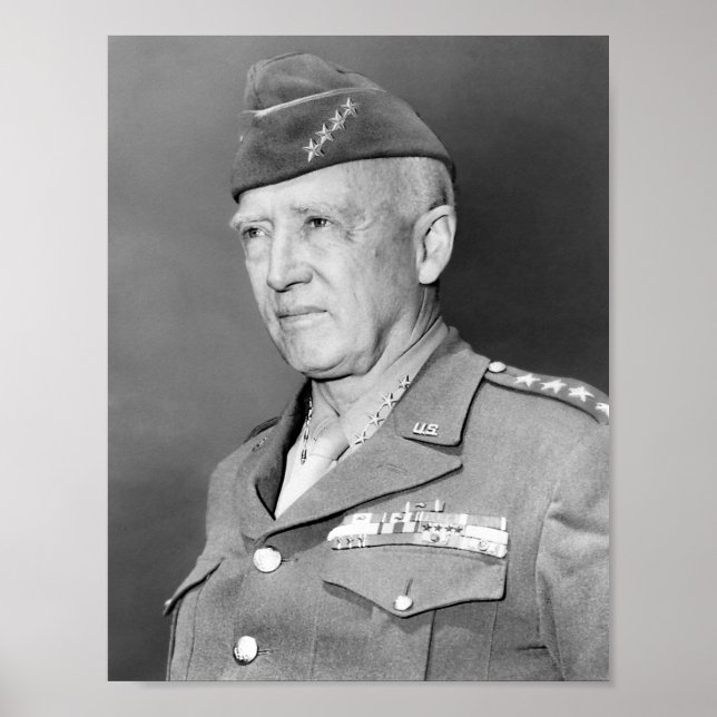 Poster George S. Patton Portrait (Frente)
