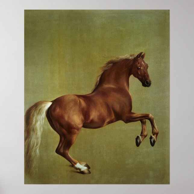 Póster George Stubbs | Casaco de assobio, 1762 (Frente)