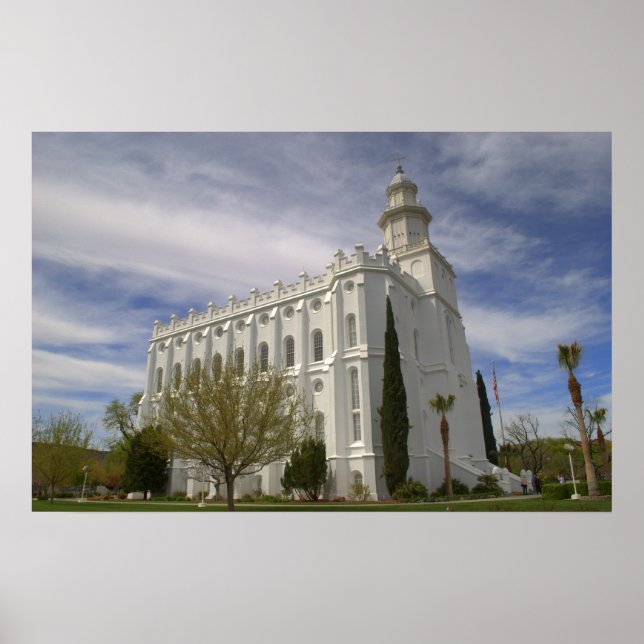 Póster George, Templo LDS de Utah (Frente)