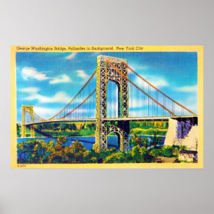 Poster George Washington Bridge, Nova Iorque