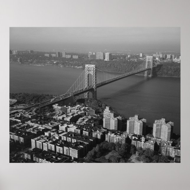 Poster George Washington Bridge NYC Fotografia (Frente)