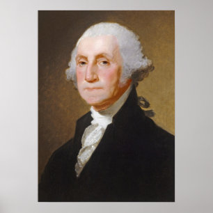 Poster George Washington, c.1821 (óleo em canvas)