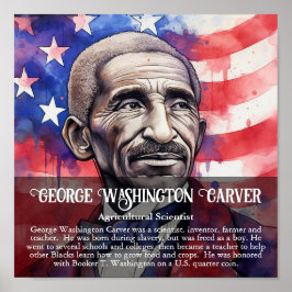 Poster George Washington Carver Black History Class