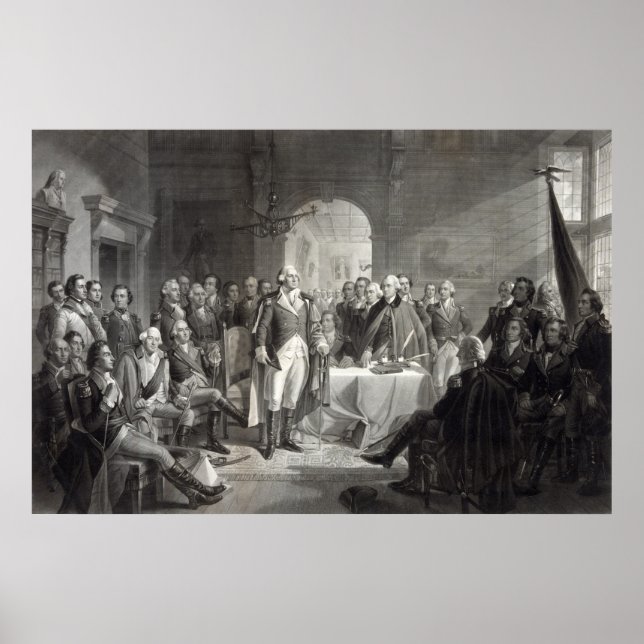 Póster George Washington e seus generais poster/impressão (Frente)