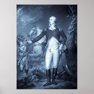 Poster George Washington em Trenton poster/impressão