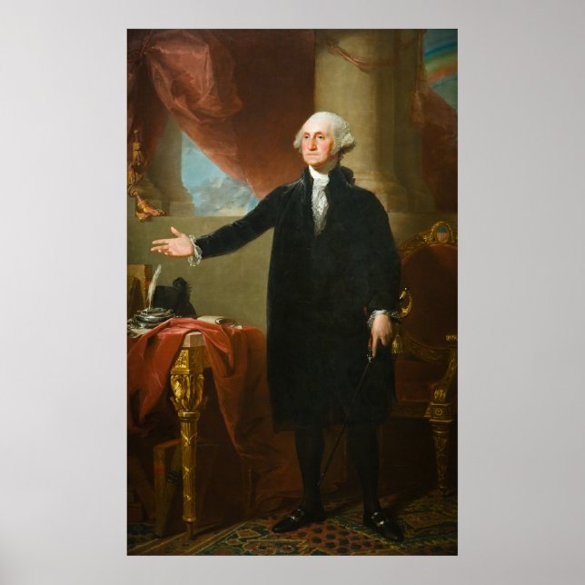 Poster George Washington "Lansdowne" Retrato (Frente)