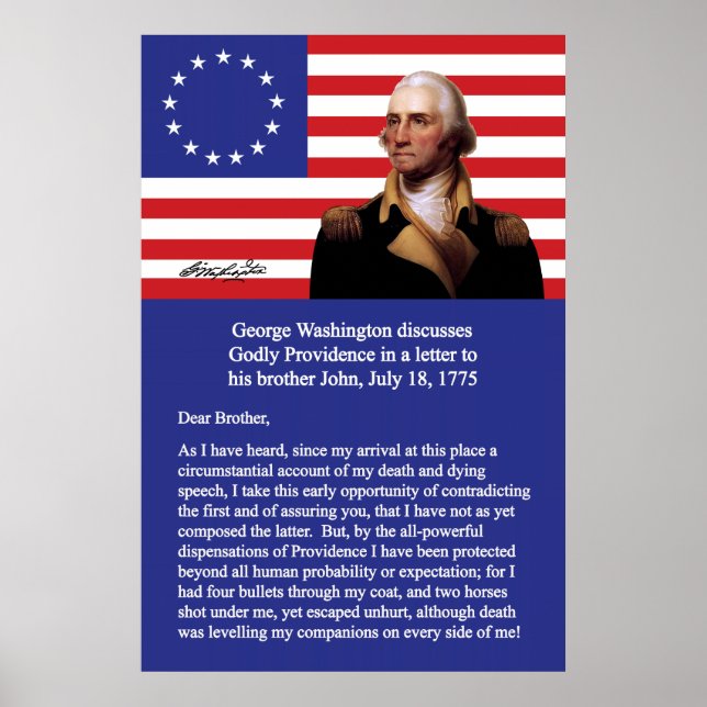 Póster George Washington On Providence (Frente)