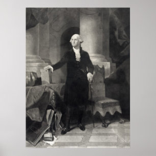 Póster "George Washington Portrait" poster/impressão