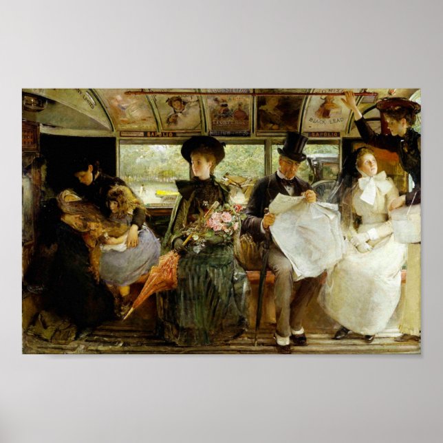 Poster George William Joy, Bayswater Omnibus, Belas Artes (Frente)