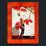 Poster Georges Barbier Art Deco em Laranja<br><div class="desc">Se você optar por fazer o download, a sua loja Walgreen local fará posters de conselho do seu download em tamanhos diferentes e em várias texturas a um preço muito bom. Às vezes com desconto. Uma dica do meu amigo dos EUA. Para o Reino Unido, veja "Digital Printing" (Impressão digital)...</div>